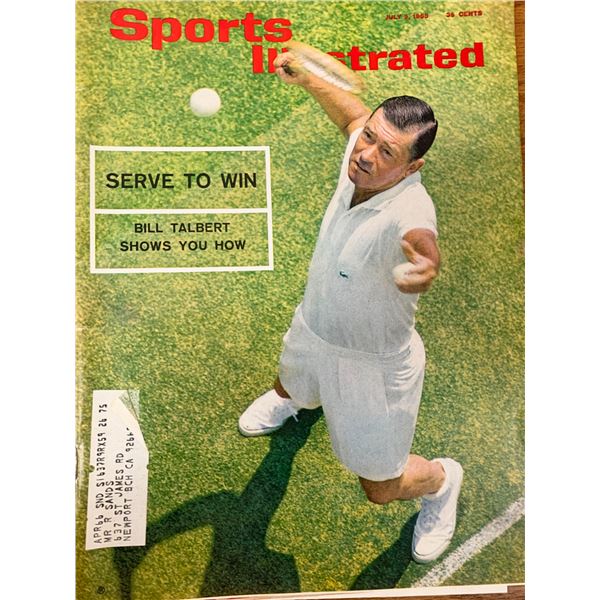 Sports Illustrated Magazine 1965 Bill Talbert Issue