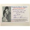 Image 1 : John and Bonnie Raines original signatures