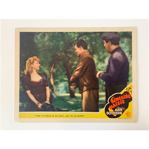 Ringside Maisie original 1941 vintage lobby card
