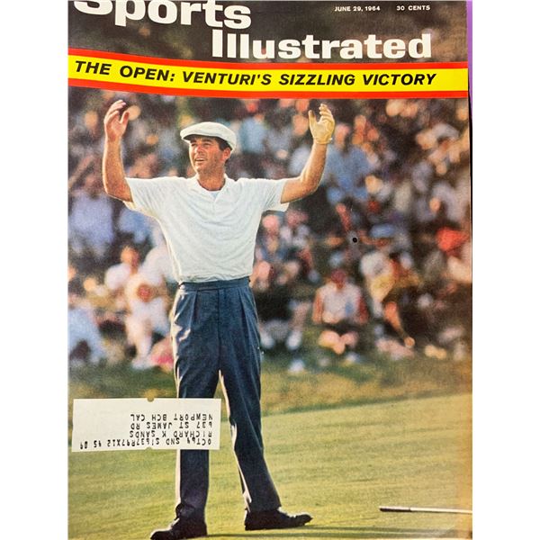 Sports Illustrated Magazine 1964 Ken Venturi Issue