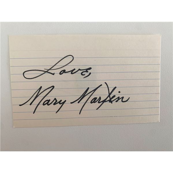 The Sound of Music Mary Martin original signature