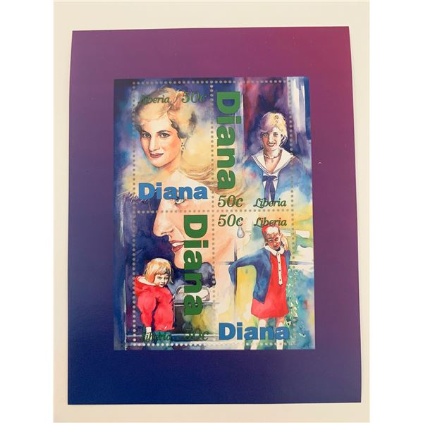 Lady Diana commemorative stamp set