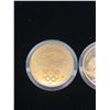 Image 3 : THREE RUSSIAN OLYMPIC 100 RUBLE GOLD COINS