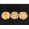 Image 6 : THREE RUSSIAN OLYMPIC 100 RUBLE GOLD COINS