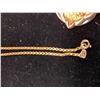 Image 2 : 18K CHAIN (26") WITH 10K PENDANT AND UK HALF GOLD SOVEREIGN PENDANT (14.8G)