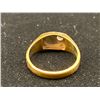 Image 3 : 14K MENS SIGNET RING SET WITH DIAMOND (0.11CT, 4.8G)