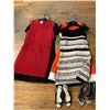 Image 1 : LADIES DESIGNER APPAREL; THREE PRADA DRESSES, ONE CHANEL DRESS, PAIR CHANEL SHOES, PAIR BURBERRY