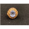 Image 1 : 10K LADIES RING SET WITH BLUE STONE (5.5G)