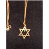 Image 2 : 18K CHAIN (18") WITH 14K STAR OF DAVID PENDANT AND 10K CHAIN (15") WITH 10K PLAYBOY PENDANT (5.9G)