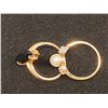 Image 3 : 10K LADIES RING SET WITH HEMATITE AND 10K LADIES RING SET WITH PEARL AND DIAMONDS (5.5G)