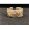 Image 1 : 14K AND SILVER BANGLE WITH COASTAL NATIVE MOTIF (39.2G)