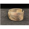 Image 2 : 14K AND SILVER BANGLE WITH COASTAL NATIVE MOTIF (39.2G)