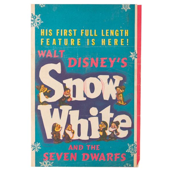 A 1938 “Snow White" Theater Flyer.
