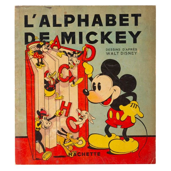 A 1936 French Mickey's Alphabet Book.