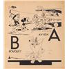 Image 3 : A 1936 French Mickey's Alphabet Book.