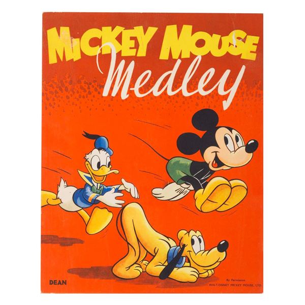 A Mickey Mouse Medley Book.