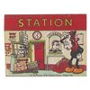 Image 3 : A Pair of Mickey Mouse House & Train Station Cardboard Cut-outs.