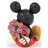 Image 3 : A Jim Shore Mickey Mouse with Flowers Miniature Figurine.