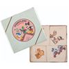 Image 1 : A Boxed Set of 1940s "Disneyland" Hankies.