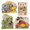 Image 1 : A Collection of Mickey Mouse & Friends Pop-up Birthday Cards and Gum Wrapper.