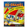 Image 1 : A Nu-Enamel Walt Disney Colour Card Advertisement.
