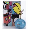 Image 1 : A Romero Britto Tinker Bell Lidded Trinket Box.