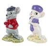 Image 3 : A Pair of "The Rescuers" Bernard and Bianca Figurines.