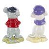 Image 4 : A Pair of "The Rescuers" Bernard and Bianca Figurines.