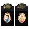 Image 1 : A Pair of Disney Auctions Princess Portrait Pins.