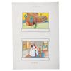 Image 1 : A Pair of Nursery Rhyme Illustration Prints by Lawson Wood.