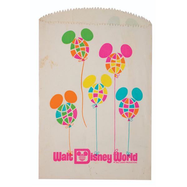 A Walt Disney World Souvenir Gift Bag.
