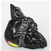 Image 1 : 1950S BLACK SOAPSTONE INUIT CARVING LARGE