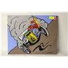 Image 1 : ACRYLIC ON CANVAS RACE ART BY ALEX ARCHBOLD