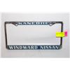 Image 1 : VINTAGE NISSAN LICENSE PLATE FRAME