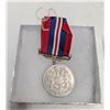 Image 2 : 1945 CANADIAN WW2 SILVER SERVICE MEDAL