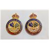 Image 1 : PAIR ANTIQUE ROTHERHAM POLICE CONSTABLE BADGES