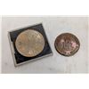 Image 1 : PAIR 1953 QUEEN ELIZABETH CORONATION COINS