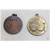 Image 2 : PAIR ANTIQUE SPORTS MEDALS