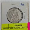 Image 1 : 1966 SILVER CANADA 50 CENT COIN
