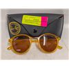 Image 1 : GOLD ITALIAN MADE RAY BAN SUNGLASSES W CASE