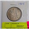 Image 1 : 1965 SILVER CANADA 50 CENT COIN