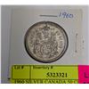 Image 1 : 1960 SILVER CANADA 50 CENT COIN