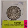 Image 1 : 1953 SILVER CANADA 50 CENT COIN