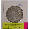 Image 1 : 1921 US SILVER MORGAN DOLLAR COIN