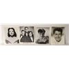 Image 1 : FOUR VINTAGE SIGNED CELEBRITY 8 X 10 PICTURES