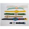 Image 1 : LOT ASSORTED VINTAGE SWATCH WRIST WATCHES