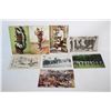 Image 1 : LOT OF ANTIQUE POSTCARDS STAMPEDE ETC
