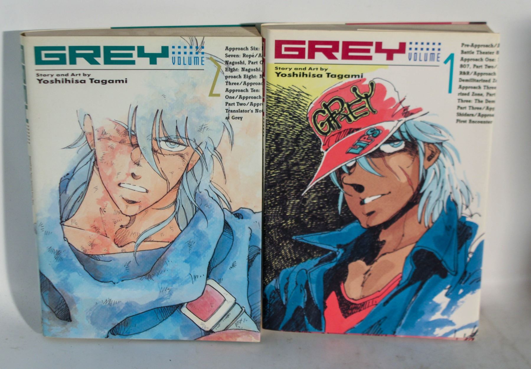 1989 GREY MANGA BY YOSHIHISA TAGAMI BOOK 1&2