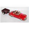 Image 1 : 1950S LARGE SCHUCO BATTERY OP CAR W TRAILER