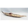 Image 1 : ANTIQUE INUIT MADE MODEL KAYAK